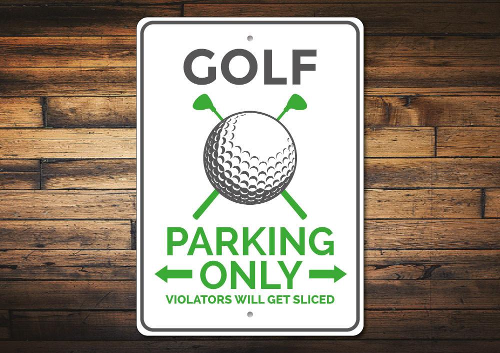 Golf Parking Sign