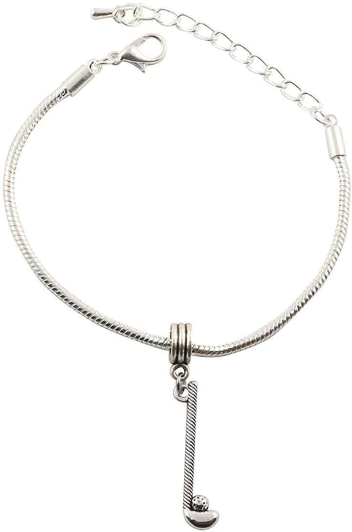 Golf Club Charm Bracelet