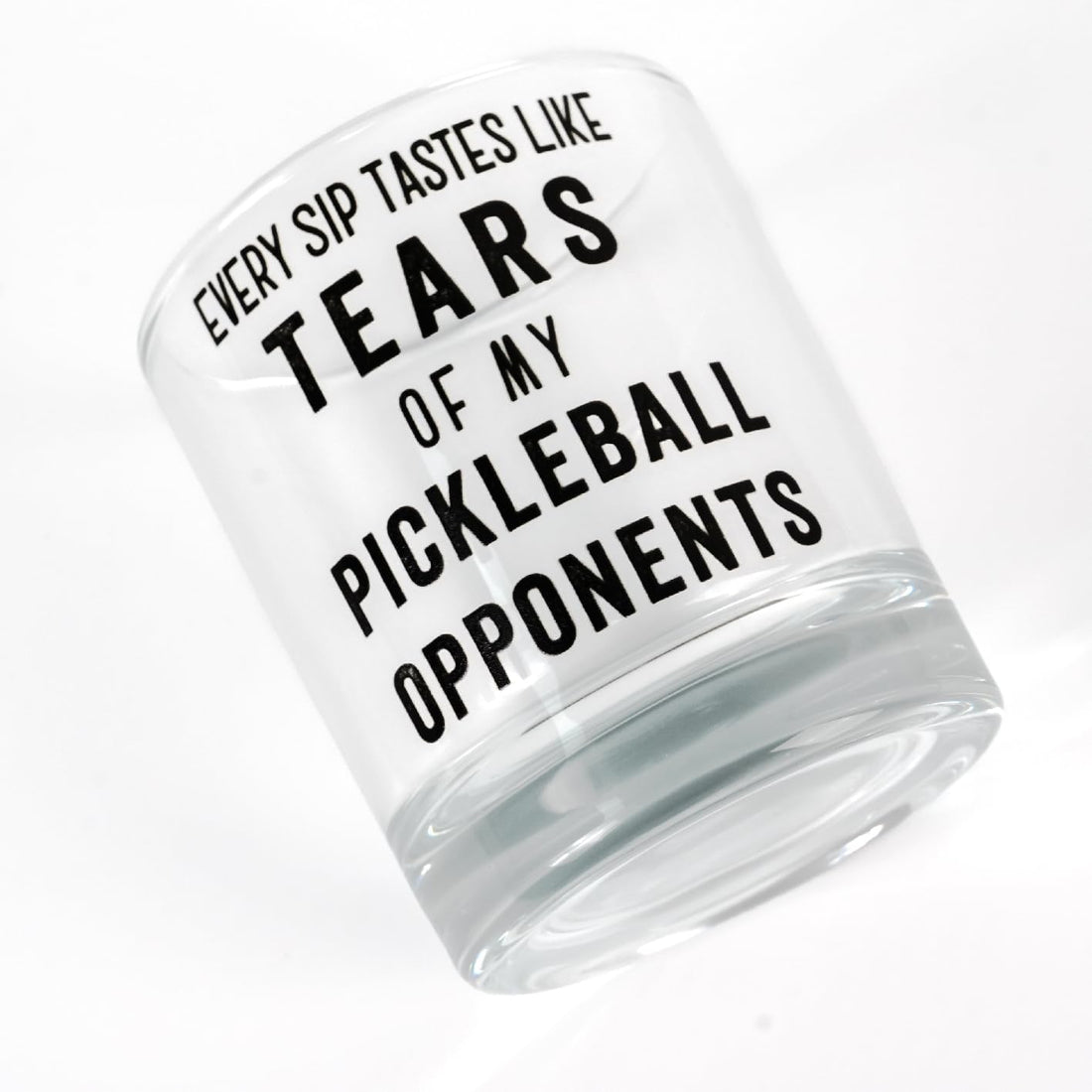 Pickleball Whiskey Glass
