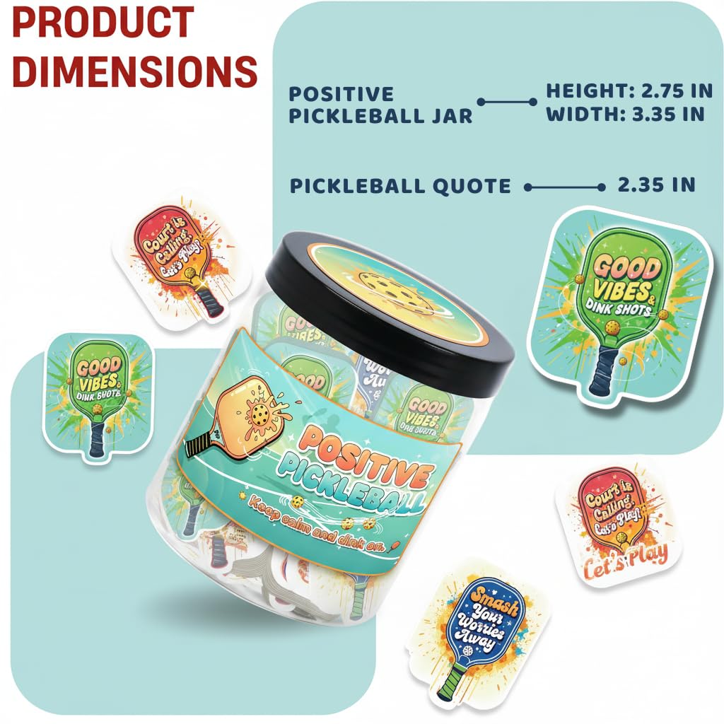 Pickleball Affirmation Jar