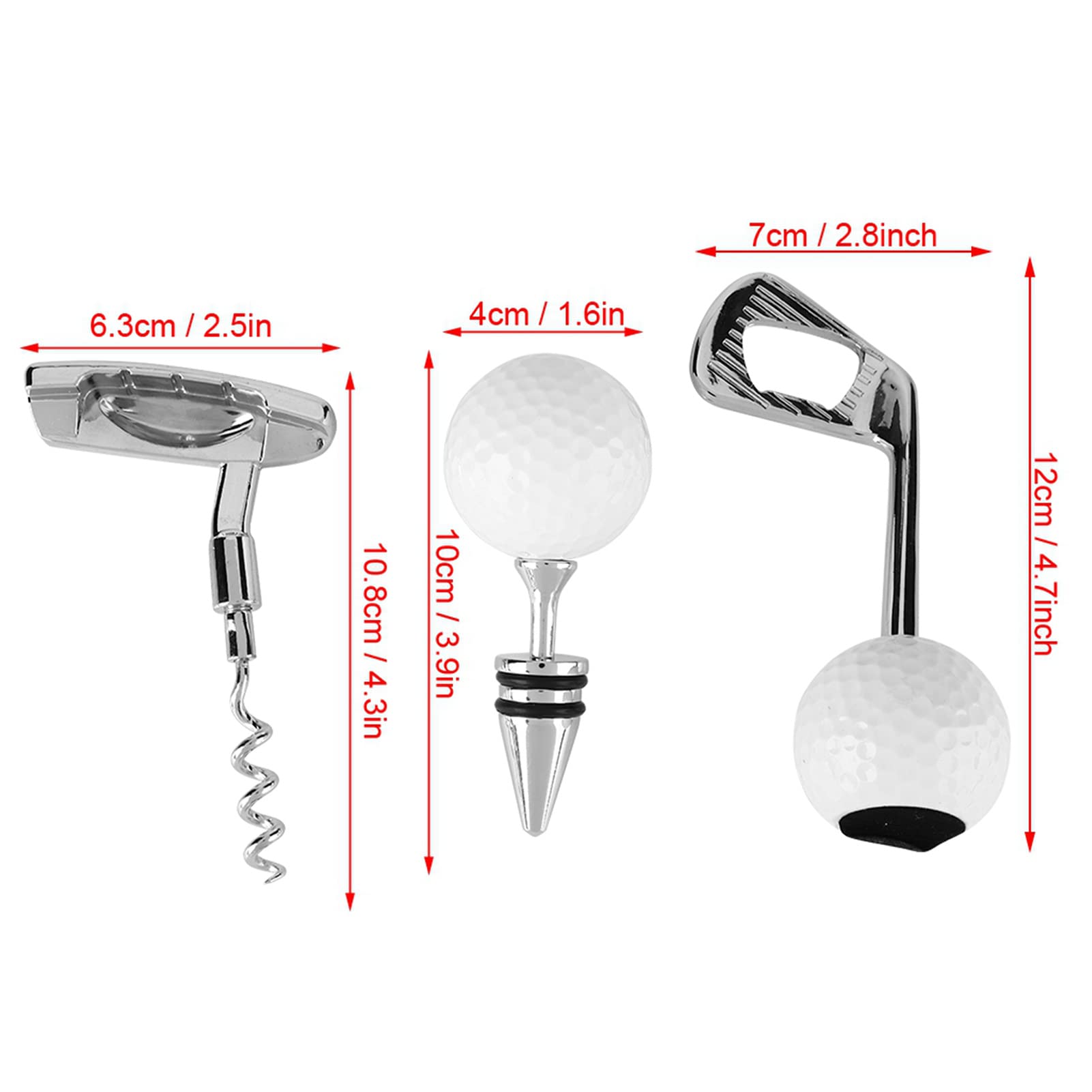 Golf Bottle Opener Set