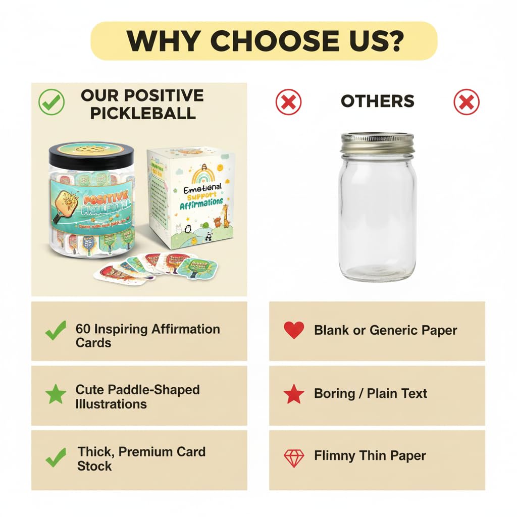 Pickleball Affirmation Jar