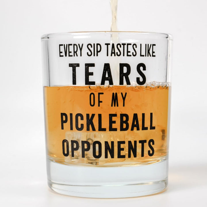 Pickleball Whiskey Glass