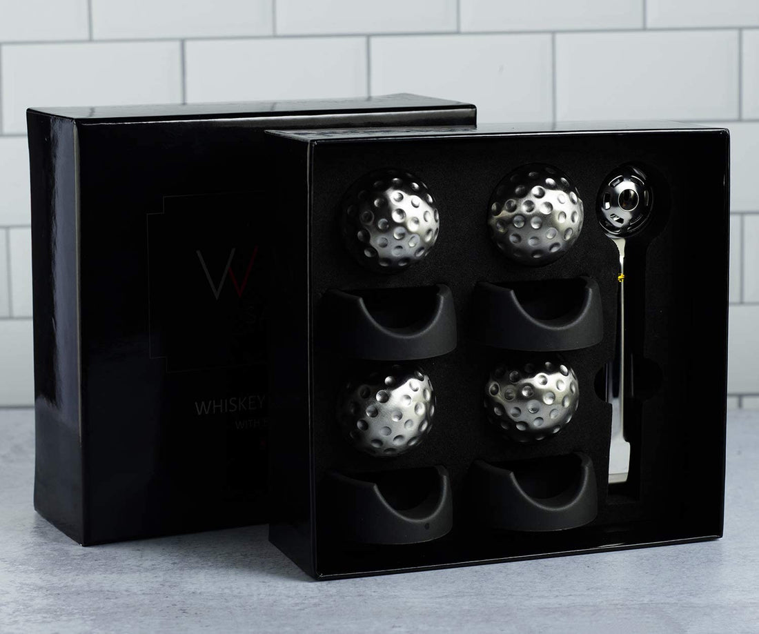 Golf Ball Whiskey Stones