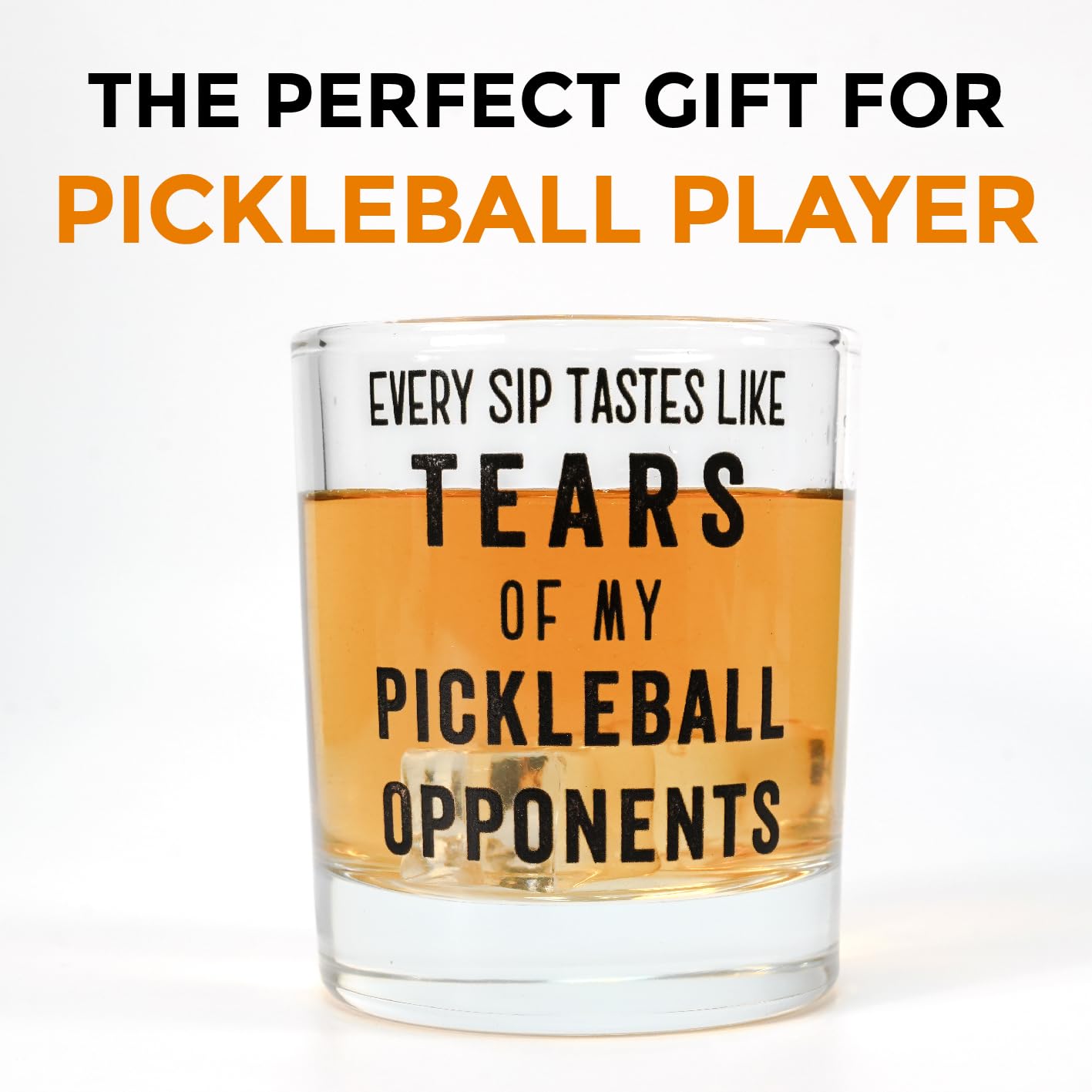 Pickleball Whiskey Glass