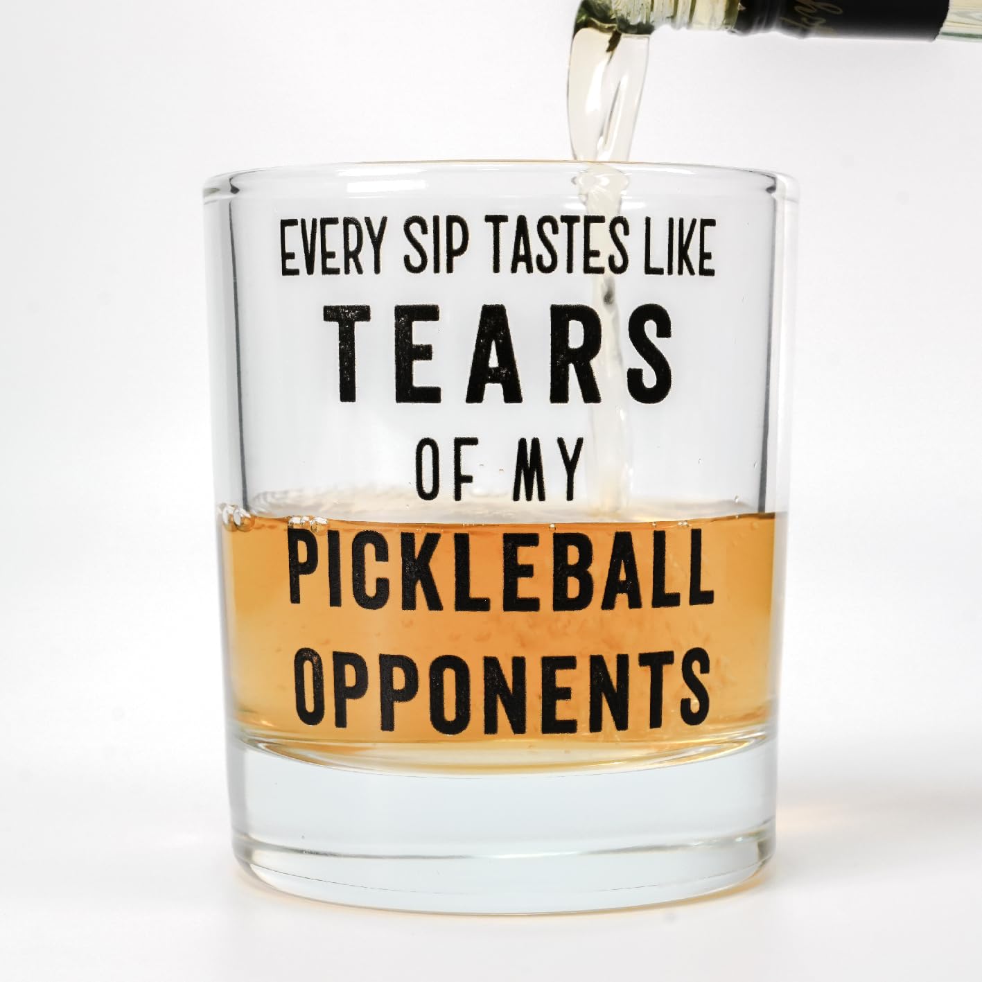 Pickleball Whiskey Glass