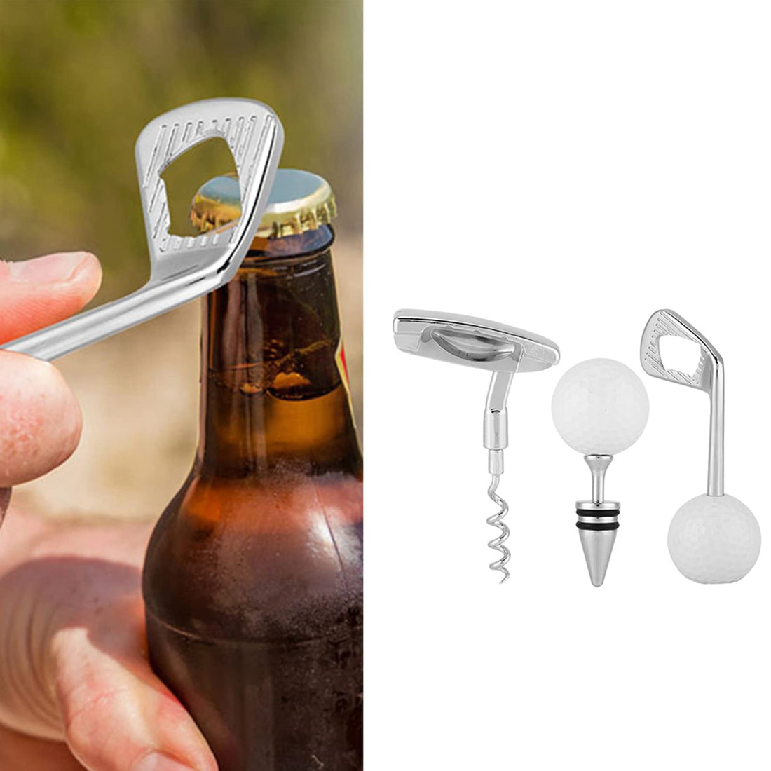 Golf Bottle Opener Set