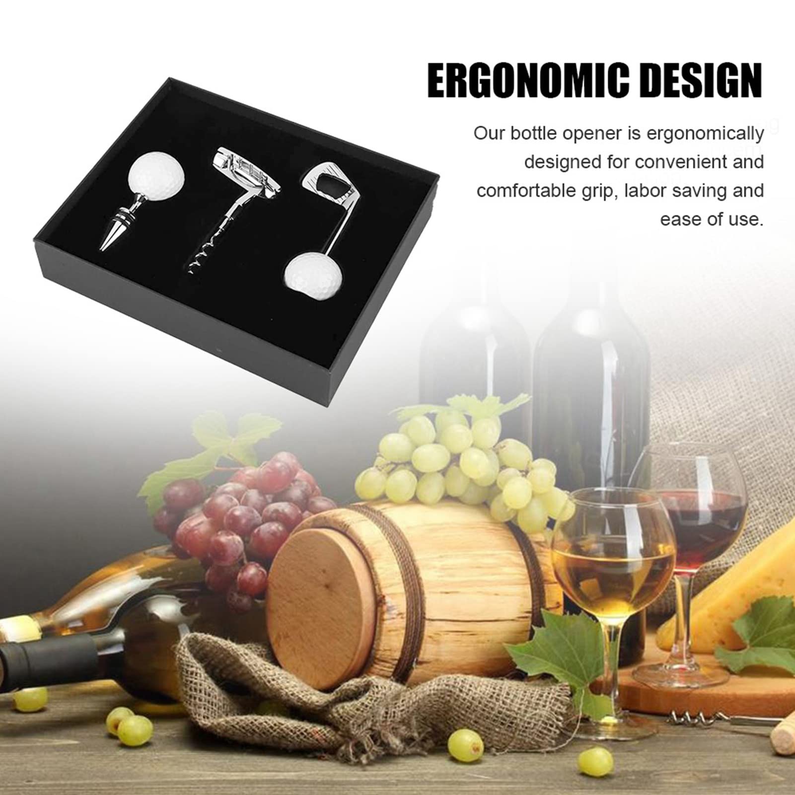 Golf Bottle Opener Set
