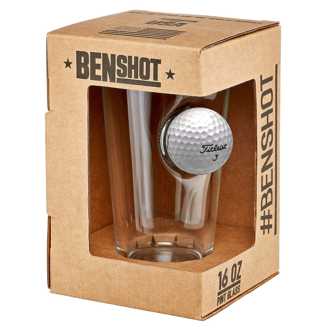 Golf Ball Pint Glass
