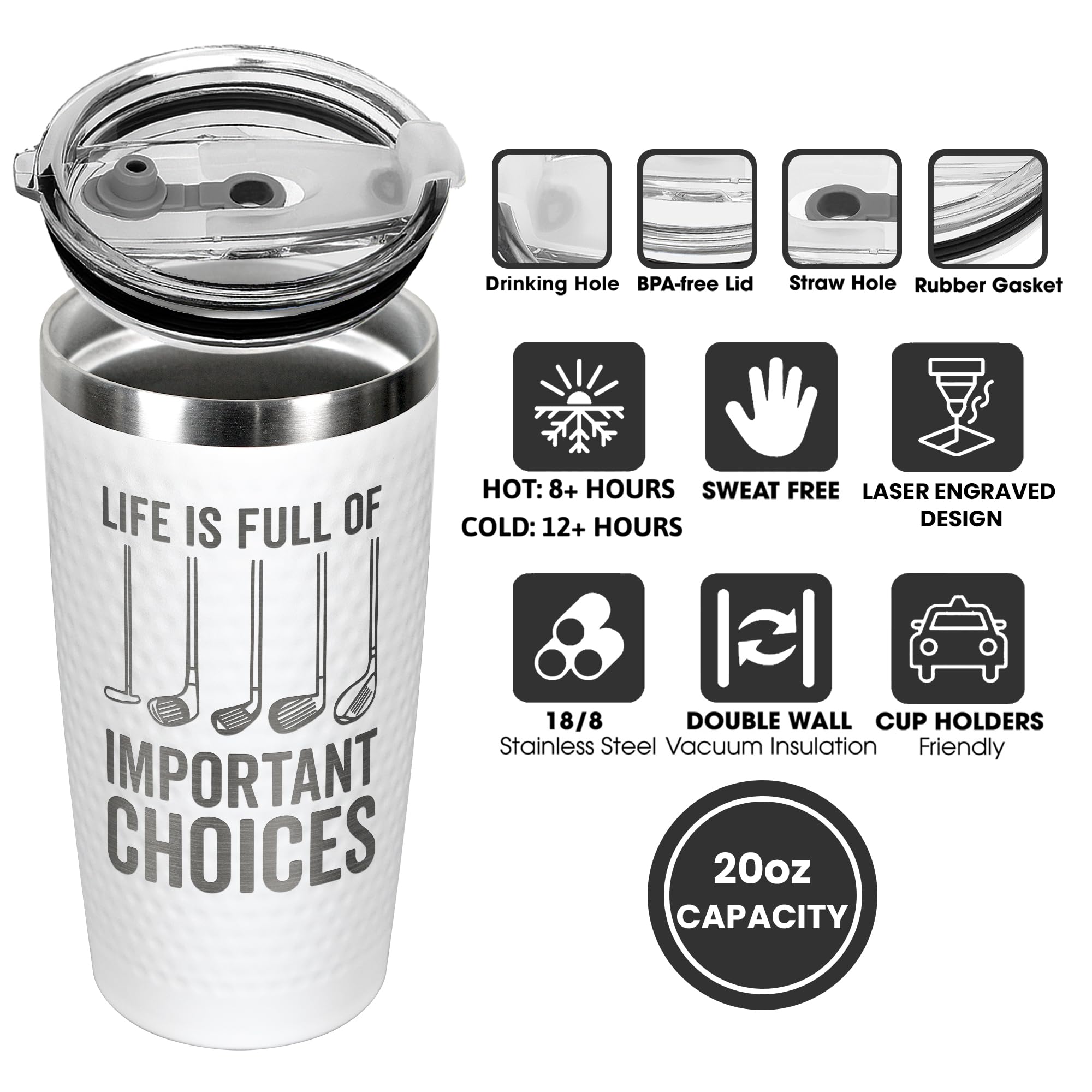 Life Full Of Important Choices Tumbler