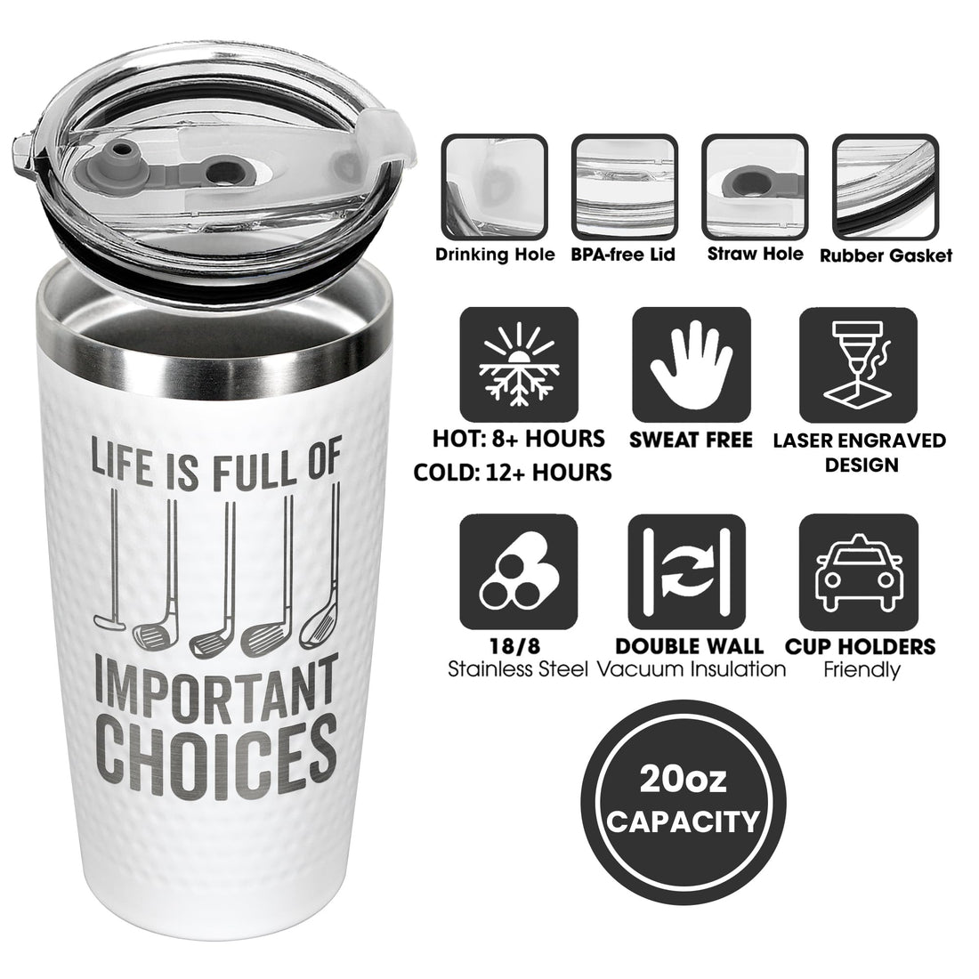 Life Full Of Important Choices Tumbler