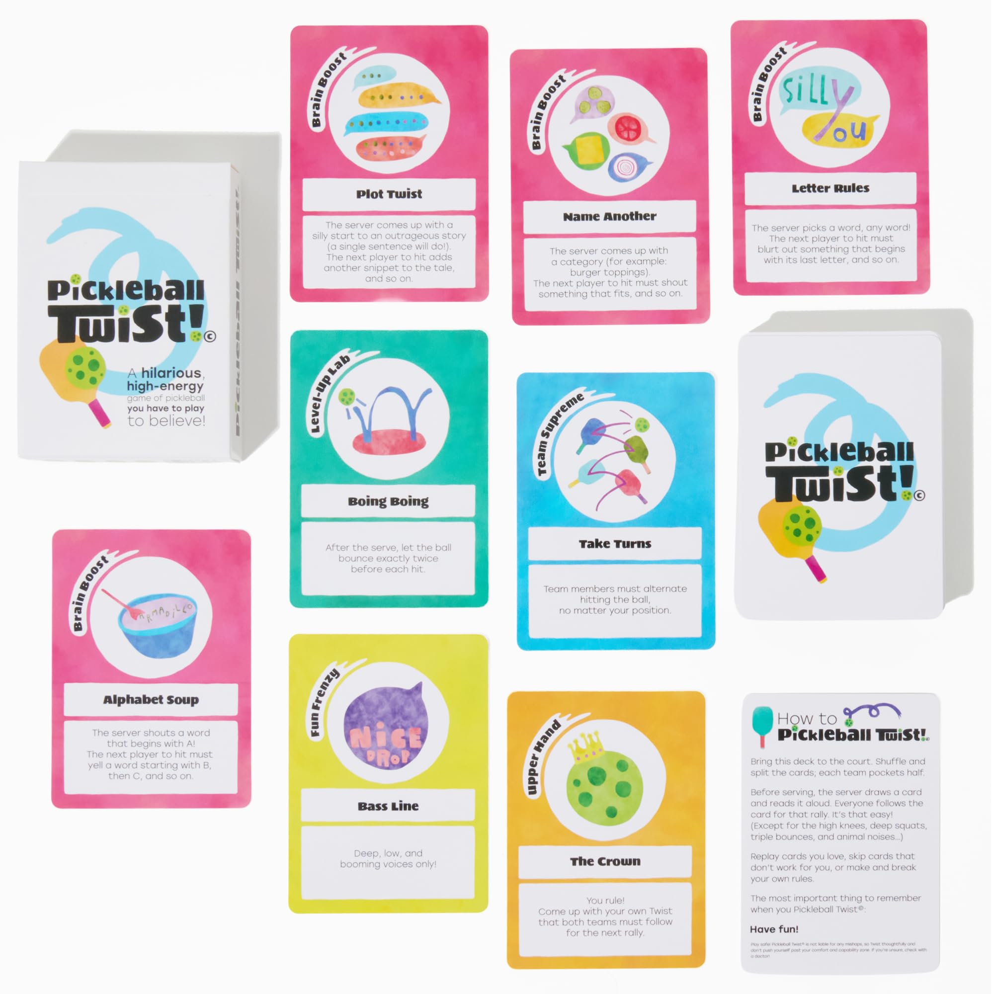 Pickleball Twist Card Game