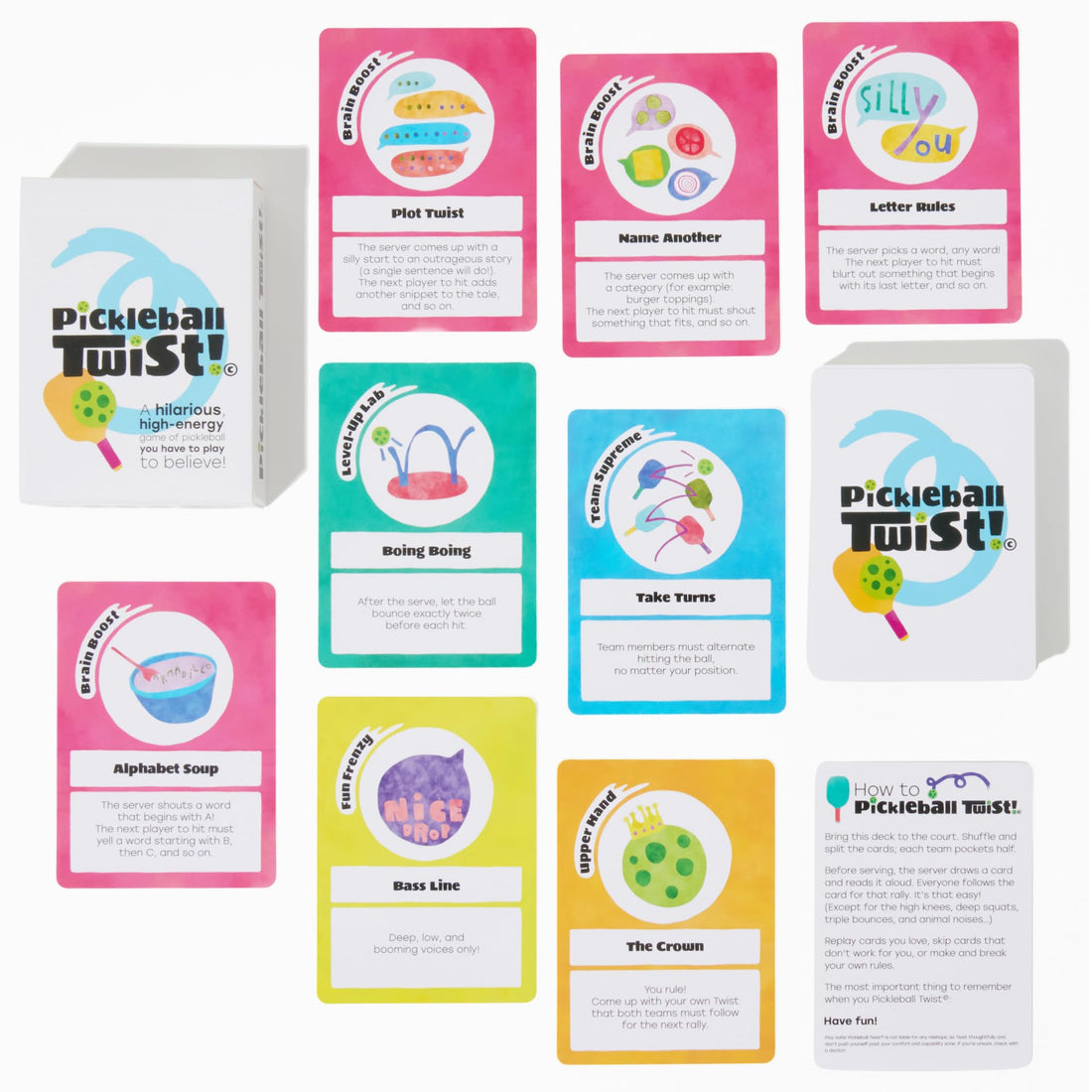 Pickleball Twist Card Game