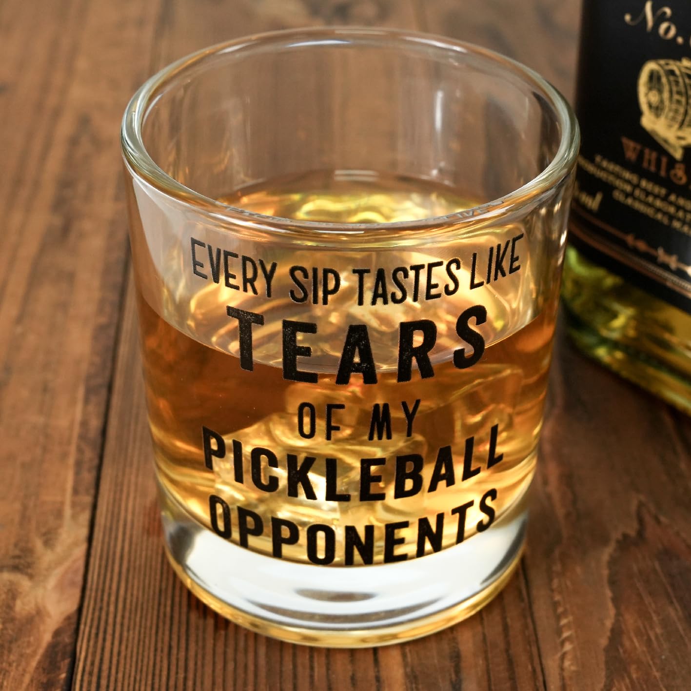 Pickleball Whiskey Glass