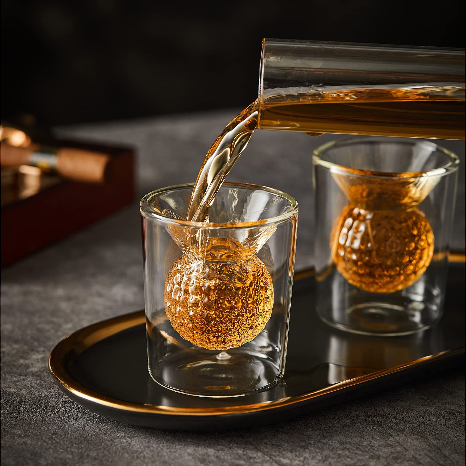Golf Whiskey Decanter Set