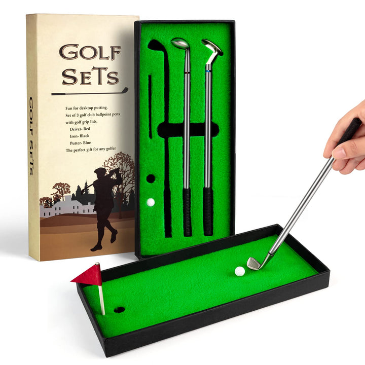 Desktop Golf Pen Set
