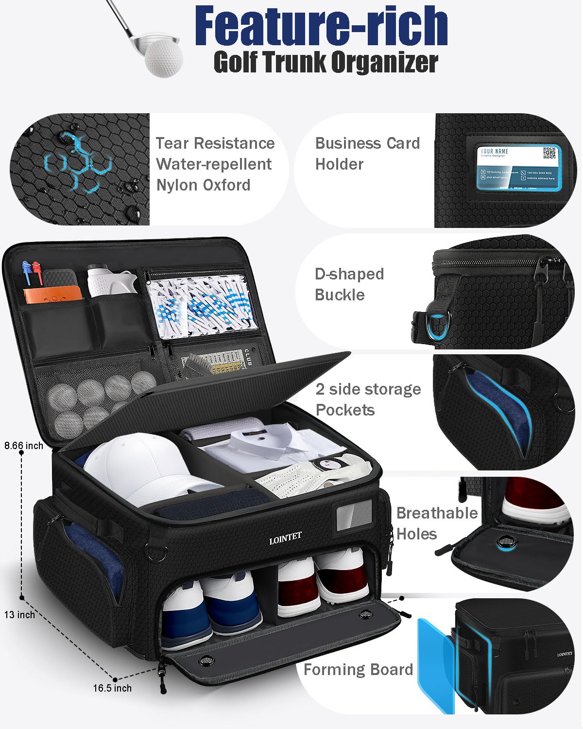 Golf Trunk Organizer