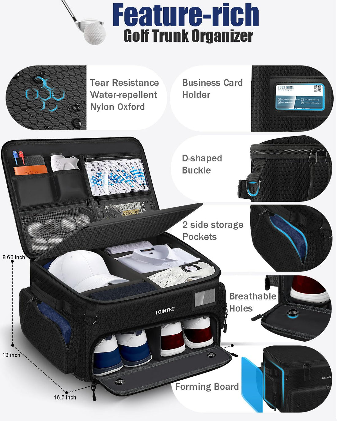 Golf Trunk Organizer