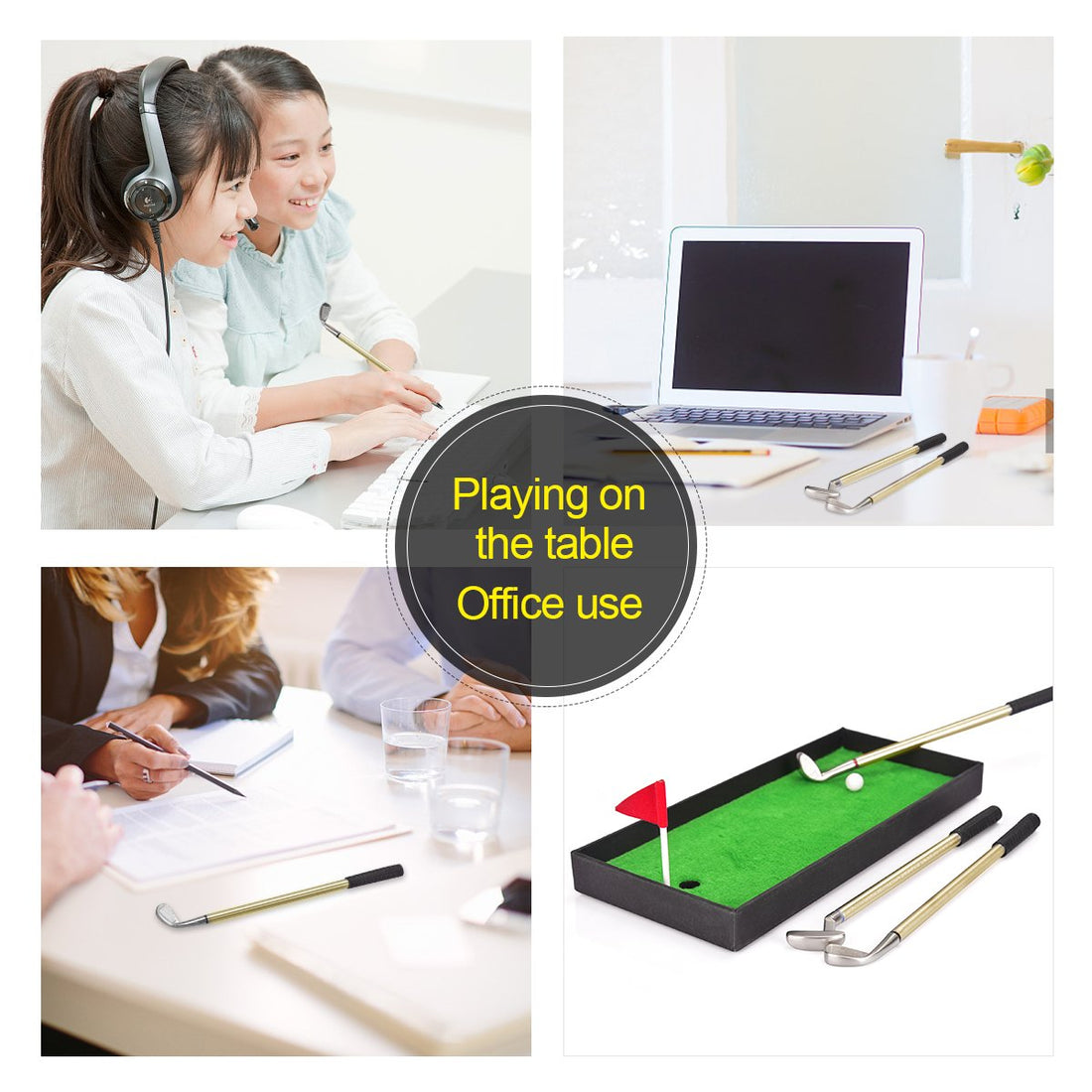Desktop Golf Pen Set