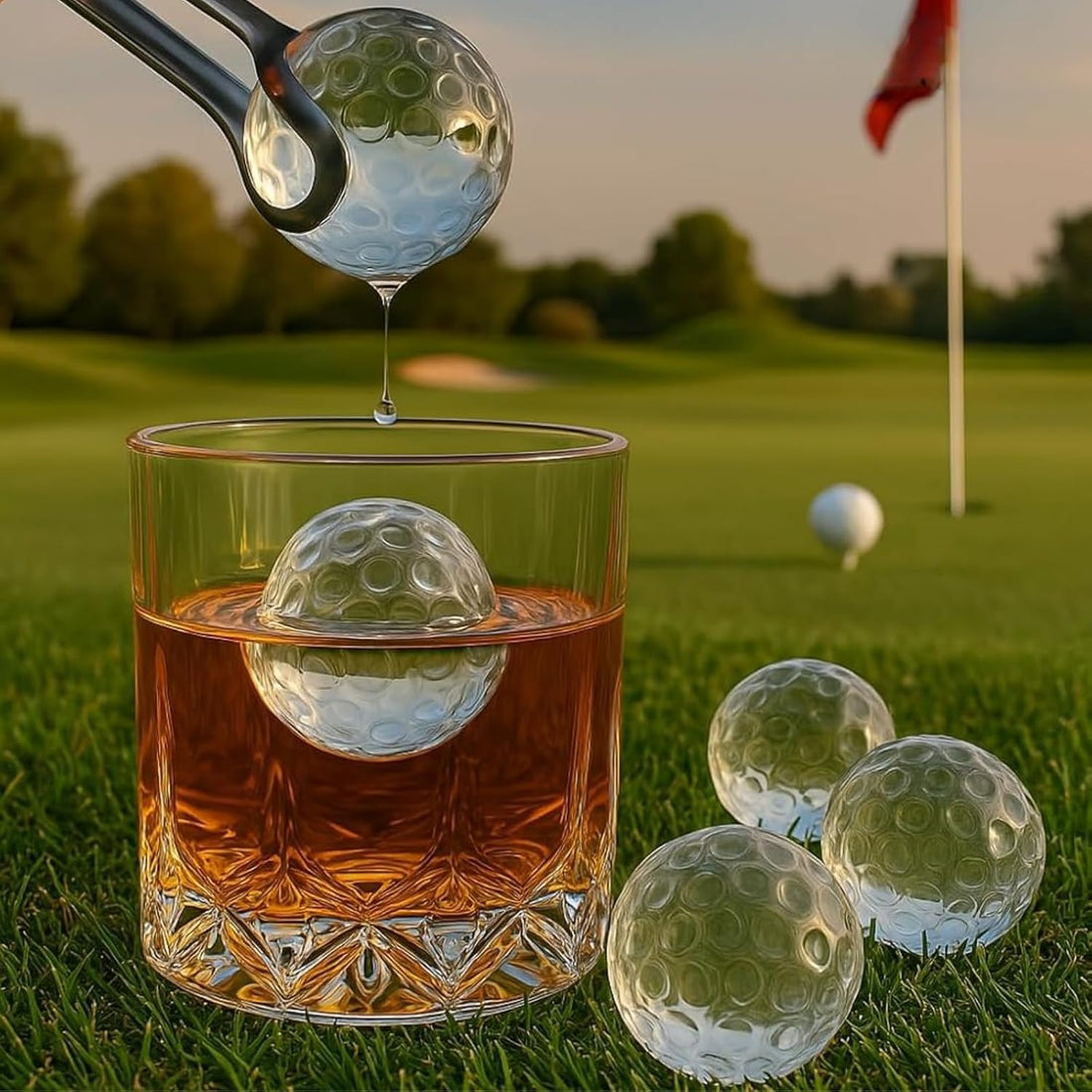 Golf Ball Whiskey Coolers