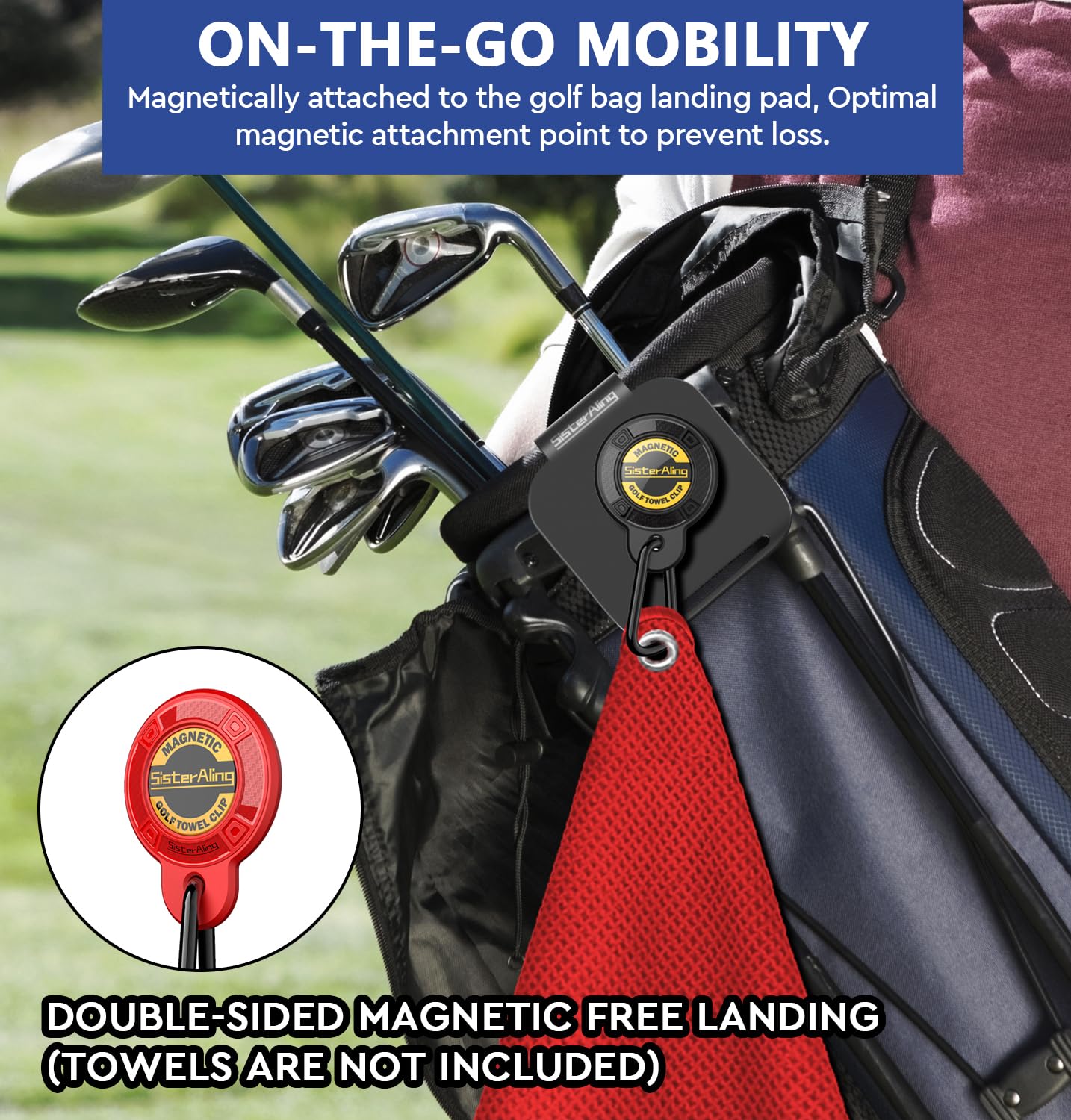 Magnetic Golf Towel Clip