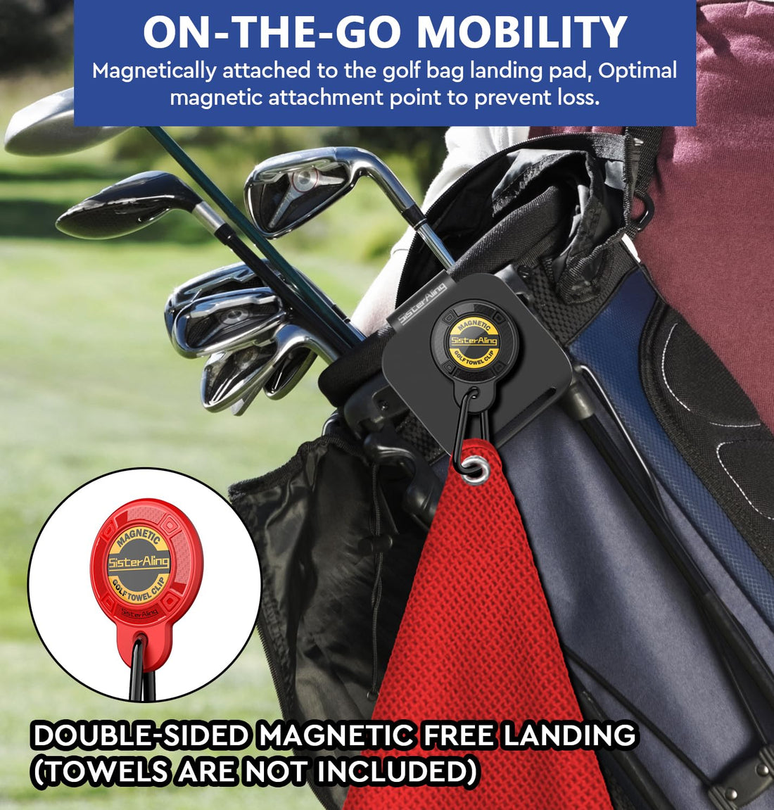 Magnetic Golf Towel Clip