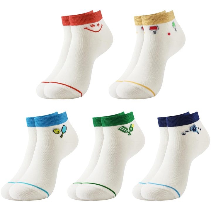 Pickleball Ankle Socks (5-Pack)