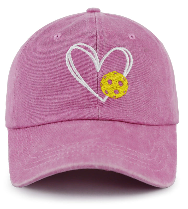 Heart Pickle Ball Hat