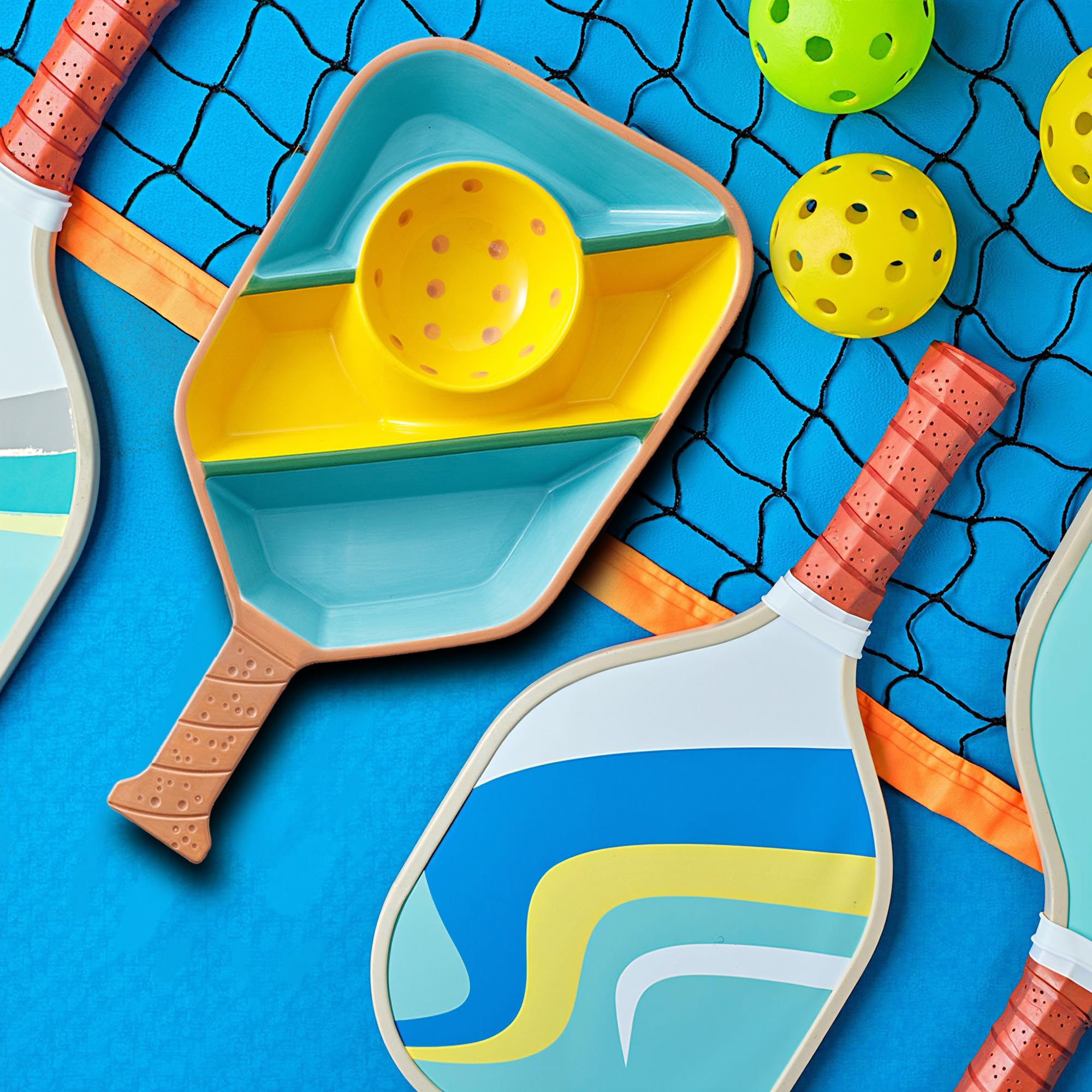 Paddle-Shaped Snack Tray