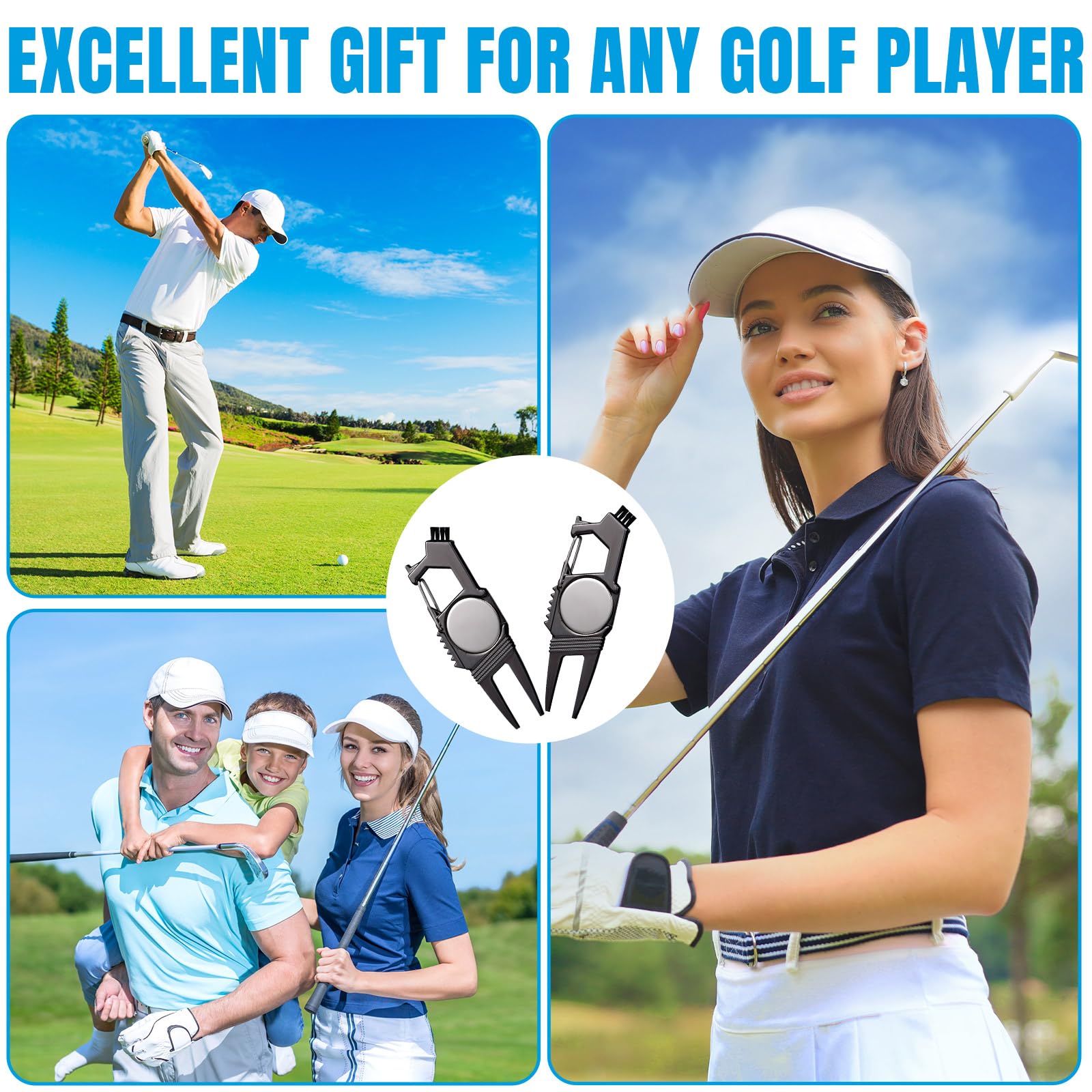 Golf Divot Repair Tool & Ball Marker