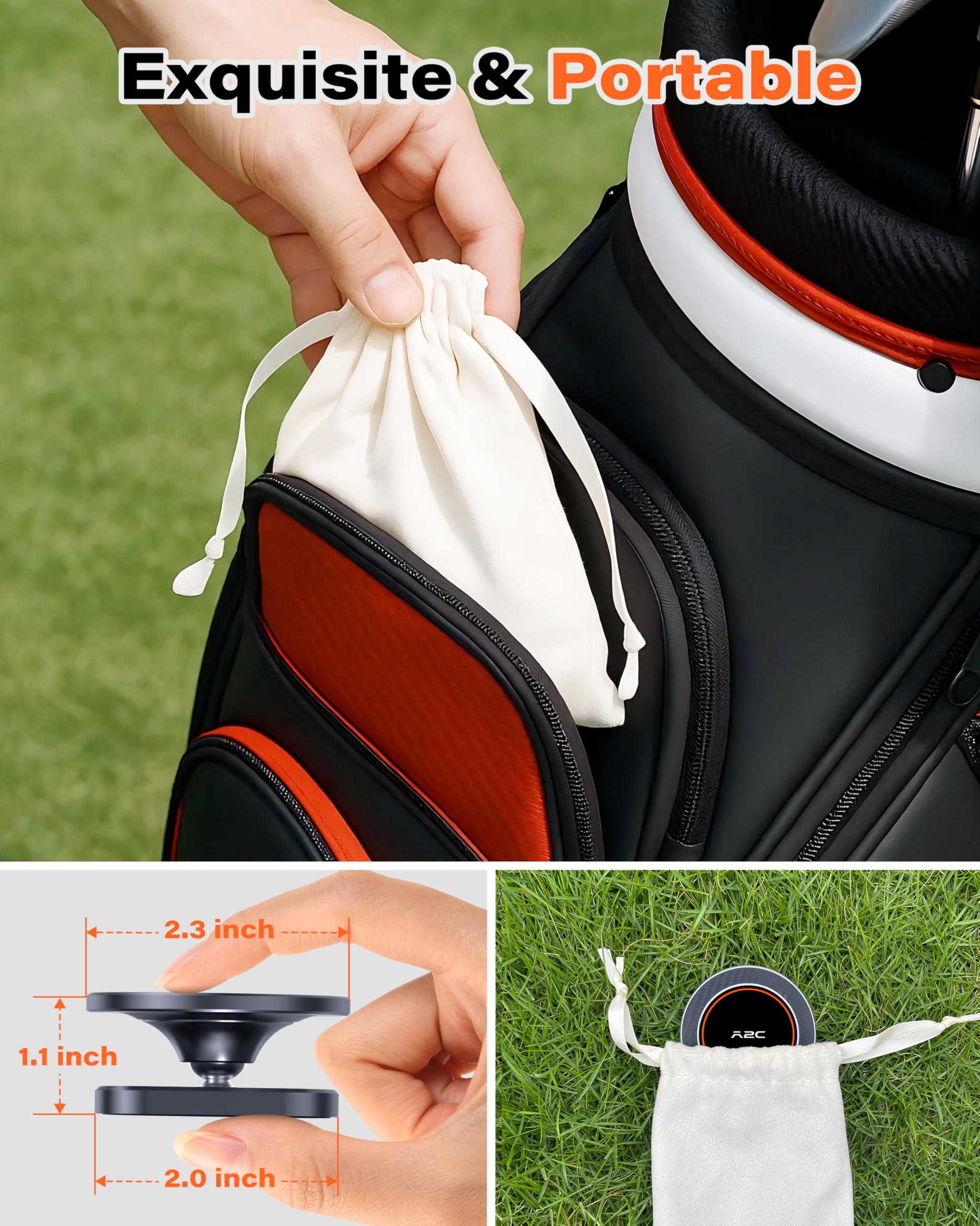 Magnetic Golf Cart Phone Holder