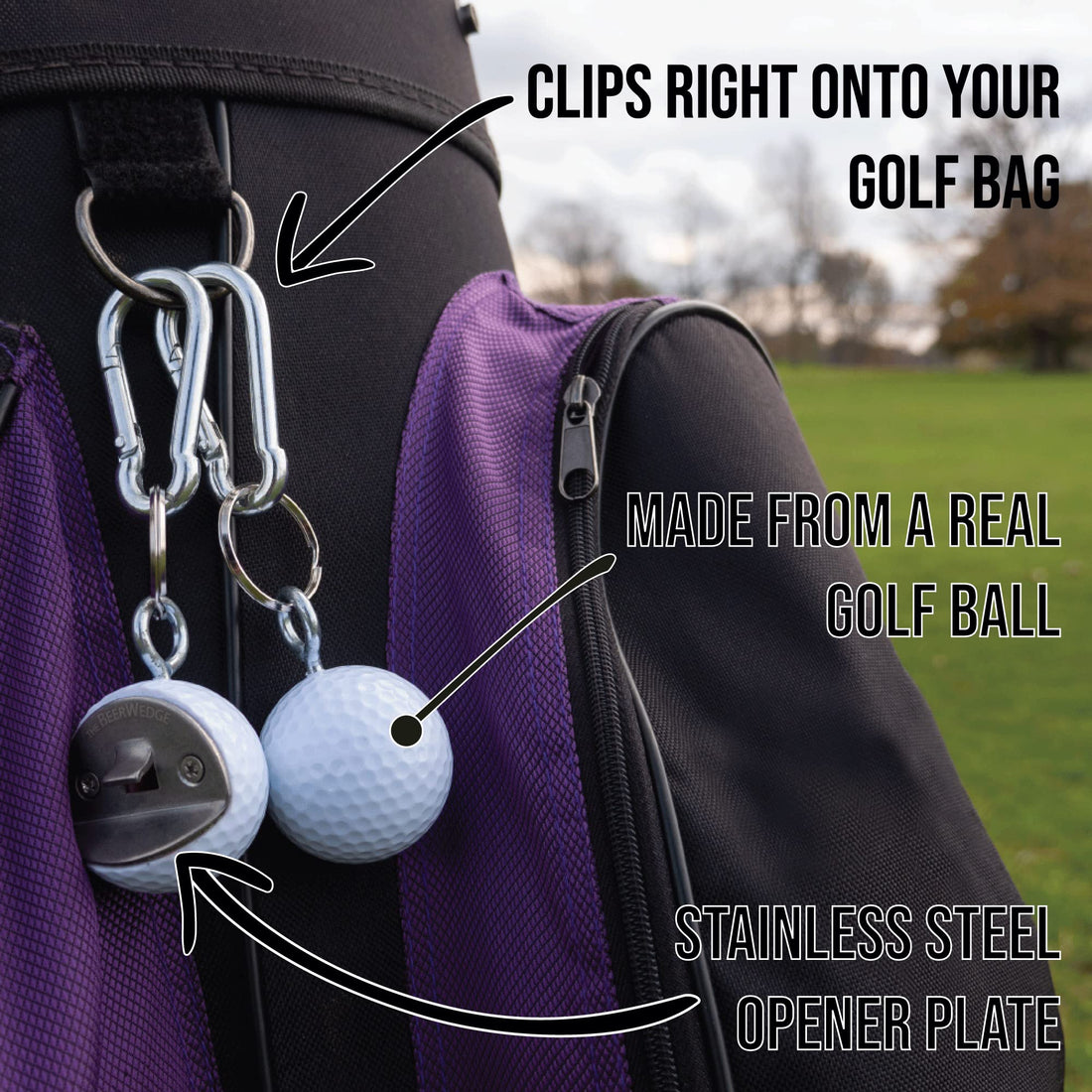 Golf Ball Bottle Opener