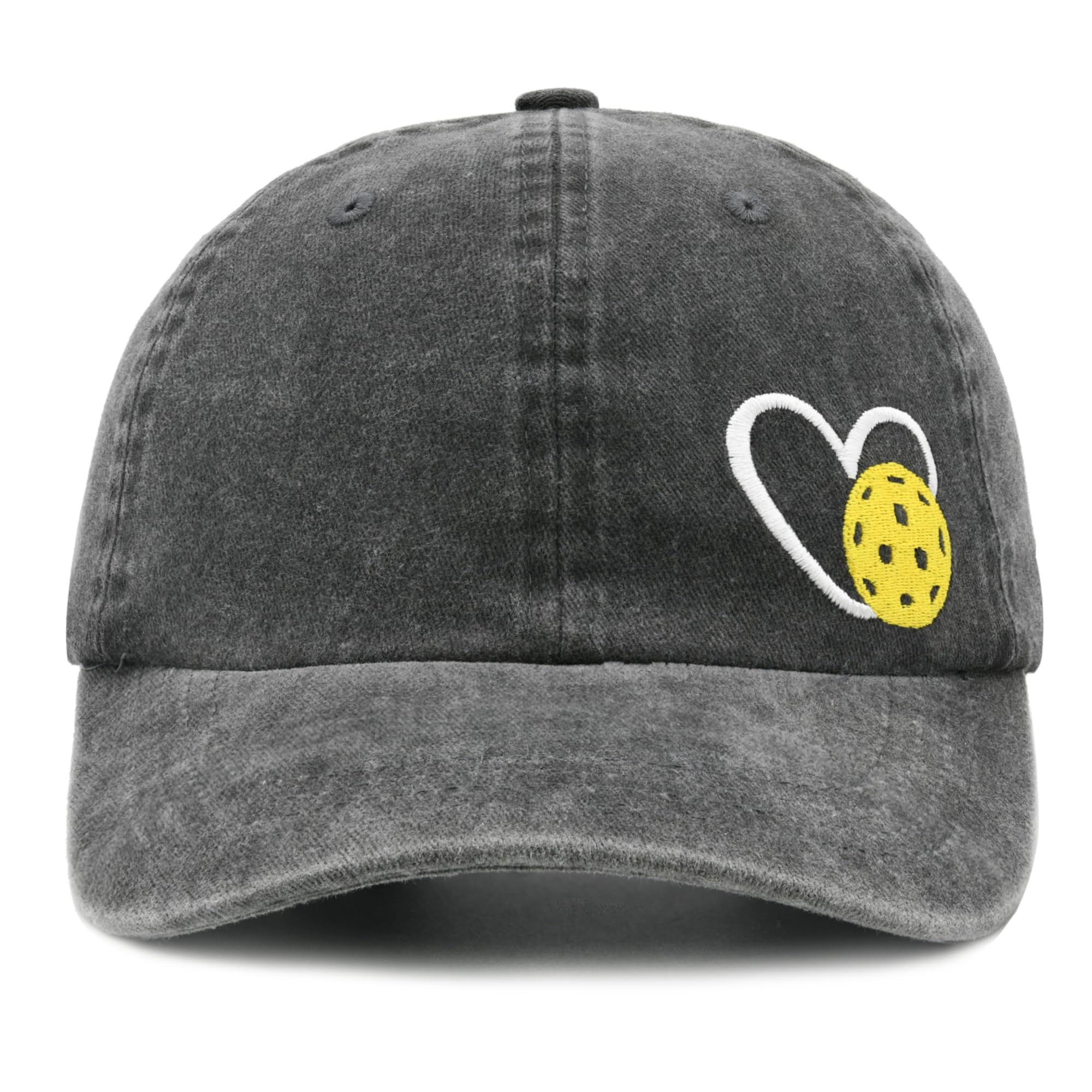 Pickleball Heart Baseball Cap