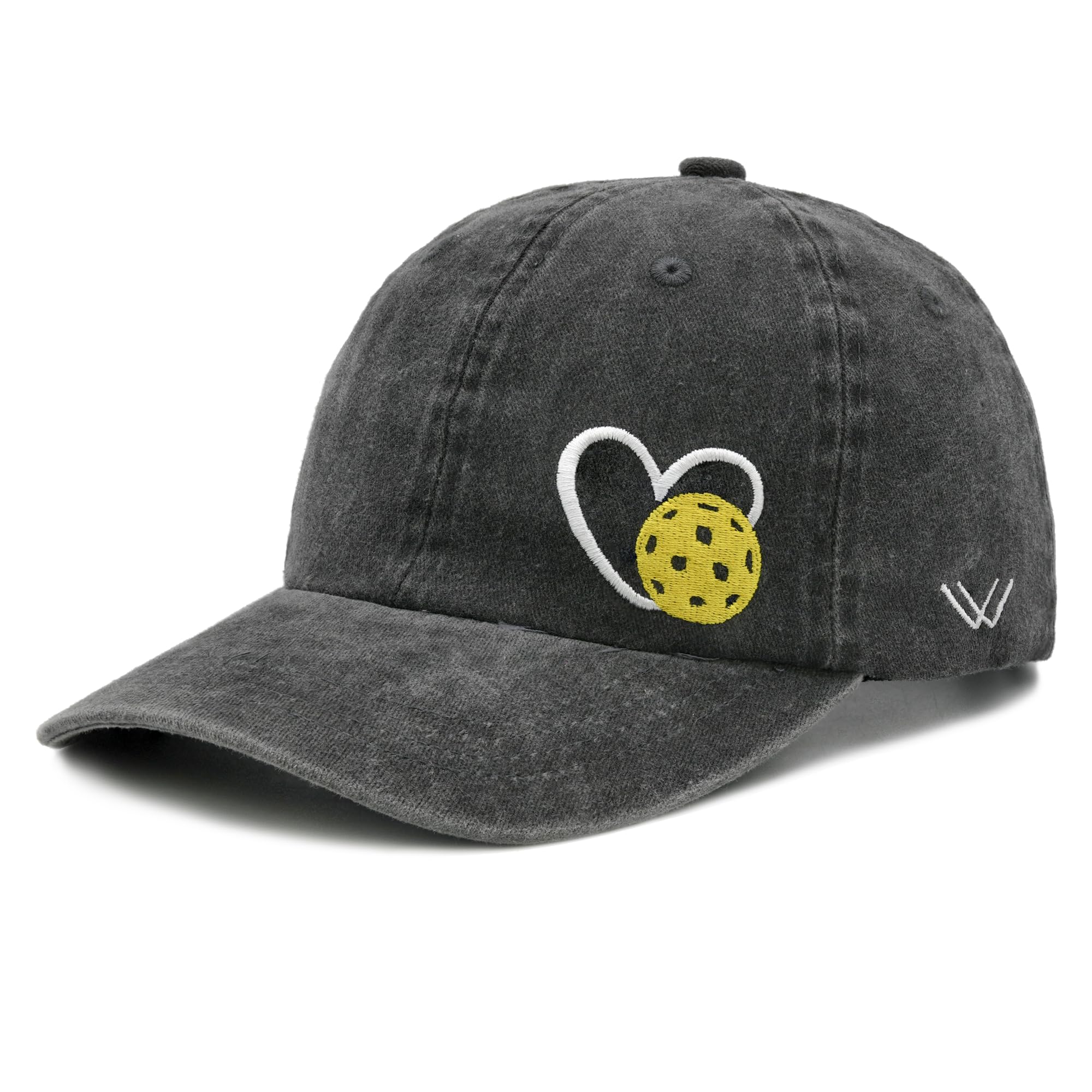 Pickleball Heart Baseball Cap