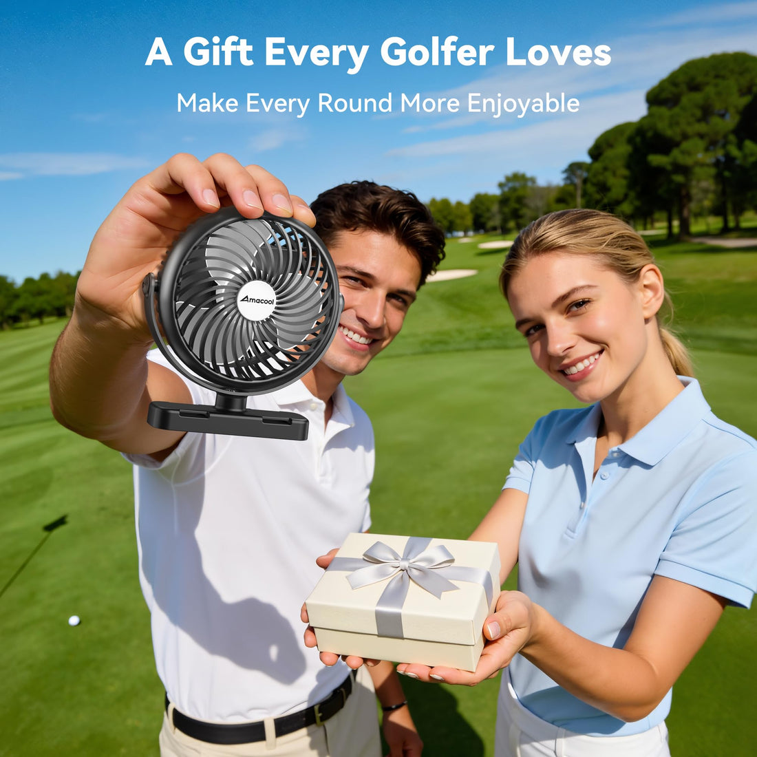 Magnetic Golf Cart Cruise Fan