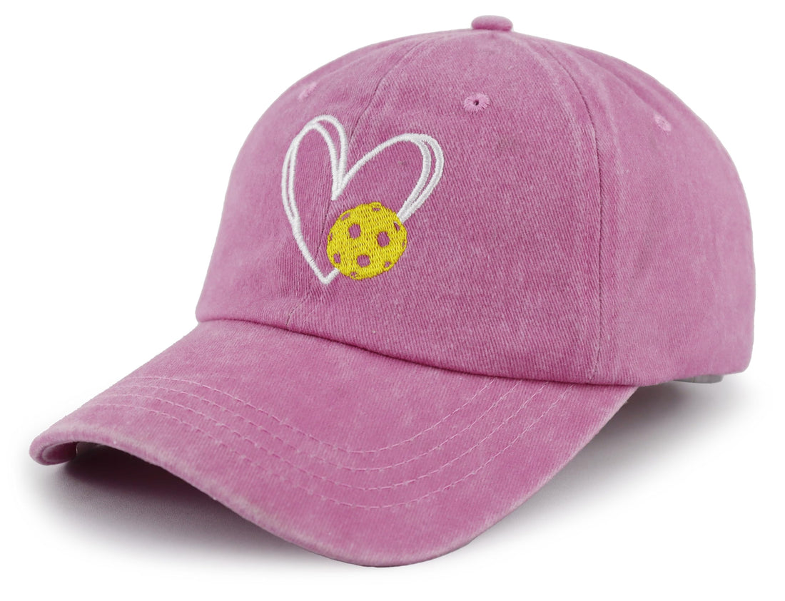Heart Pickle Ball Hat