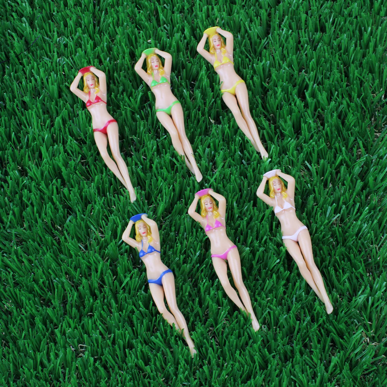 Colored Golf Tees (6-pack)