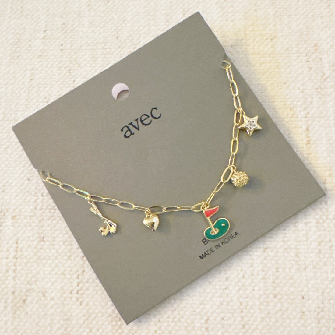 Golf Day Charm Necklace