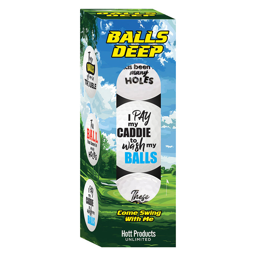 Balls Deep Slogan Balls