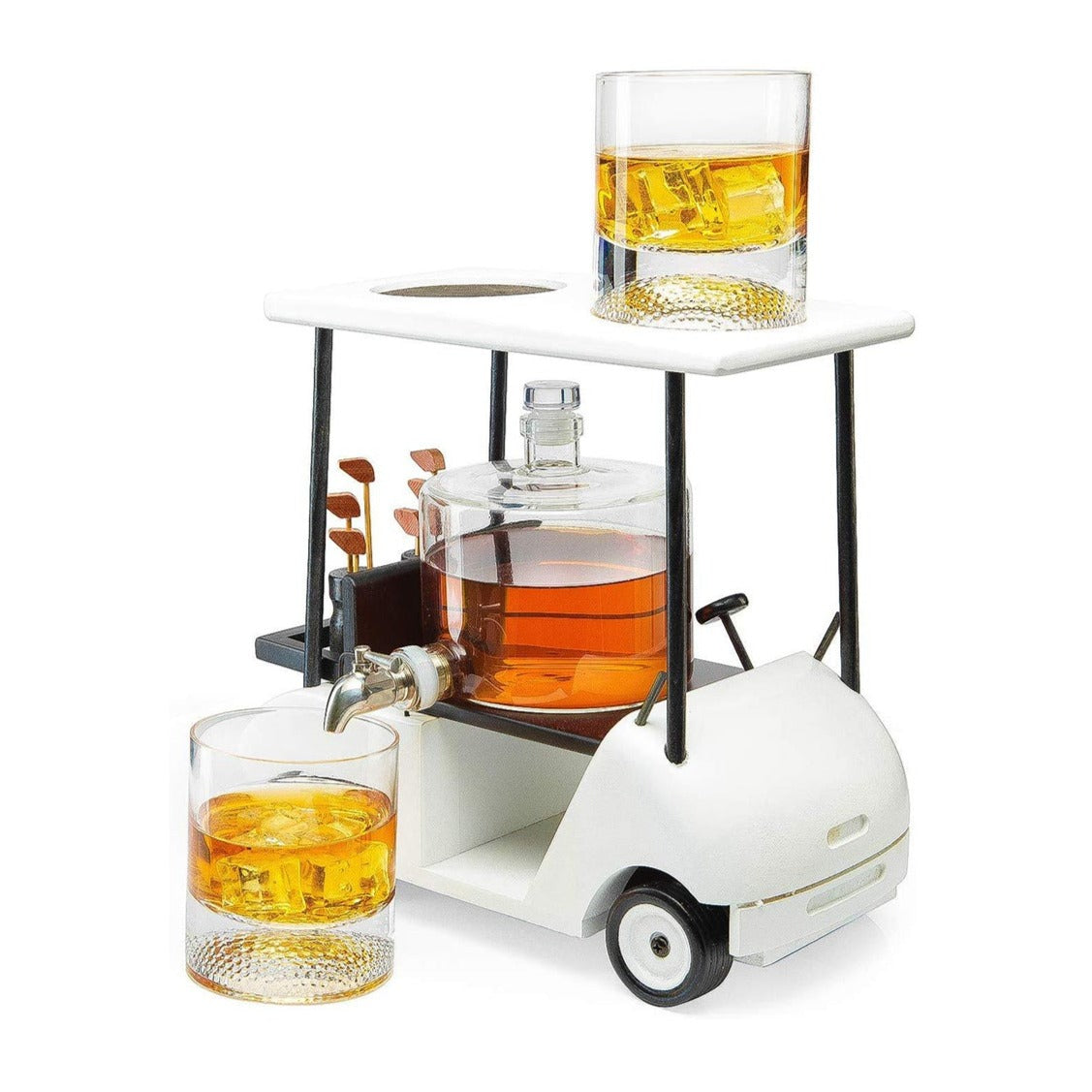 Golf Whiskey Decanter Set