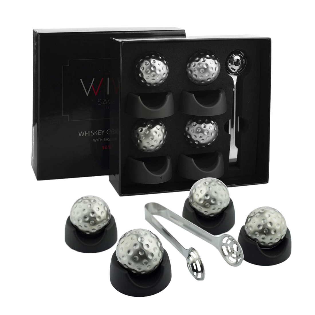 Golf Ball Whiskey Stones