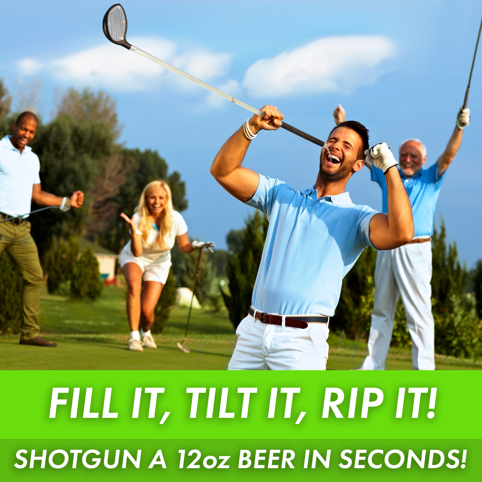 Golf Beer Bong Club