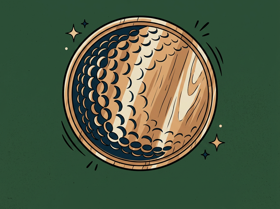 Cartoon golf-ball-wood-board-13