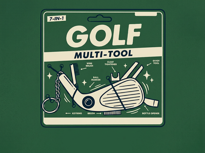 Cartoon gift-republic-7-in-1-golf-multi-tool-gadget-silver