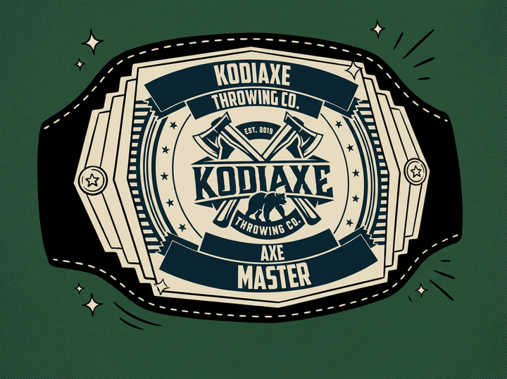 Cartoon golf-6lb-customizable-championship-belt