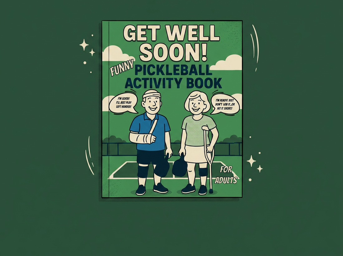Cartoon get-well-soon-funny-pickleball-activity-book-for-adults-vari