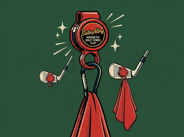 Cartoon sisteraling-magnetic-clip-for-golf-towel-removable-industria