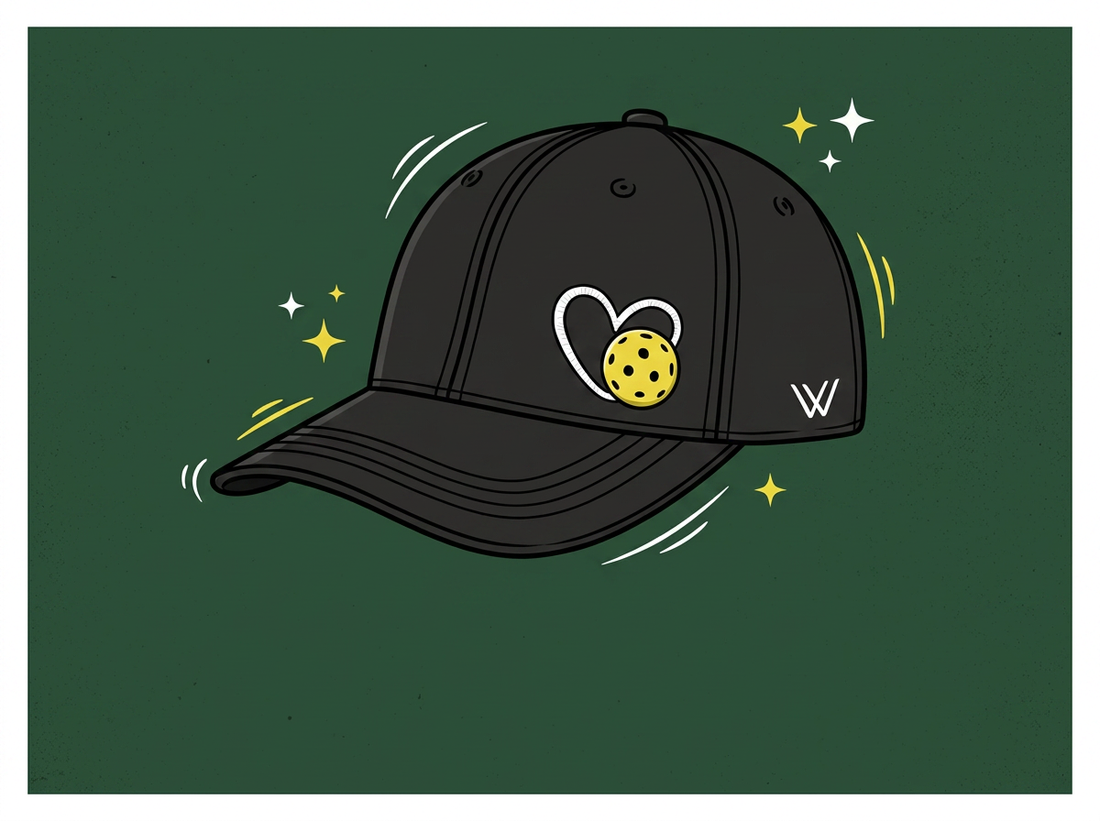 Cartoon waldeal-pickleball-hat-funny-pickleball-gifts-adjustable-emb