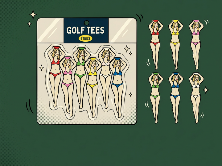 Cartoon kofull-colored-golf-tees-golf-tee-3-inch-plastic-tee-golf-pr