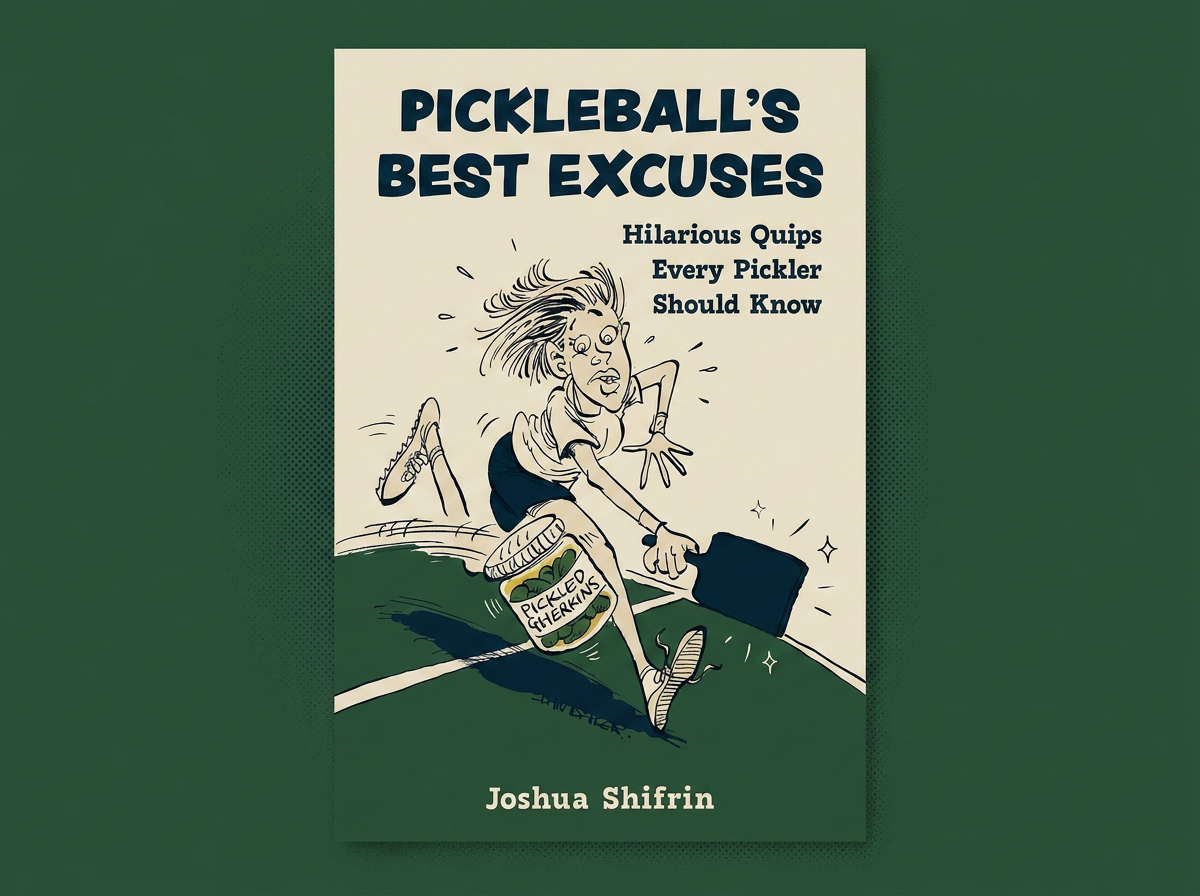 Cartoon pickleballs-best-excuses-hilarious-quips-every-pickler-shoul